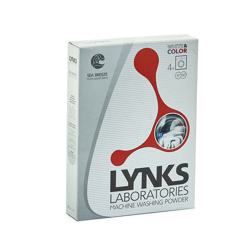 Пральний порошок Морський бриз, LYNKS LABORATORIES, 0,4кг